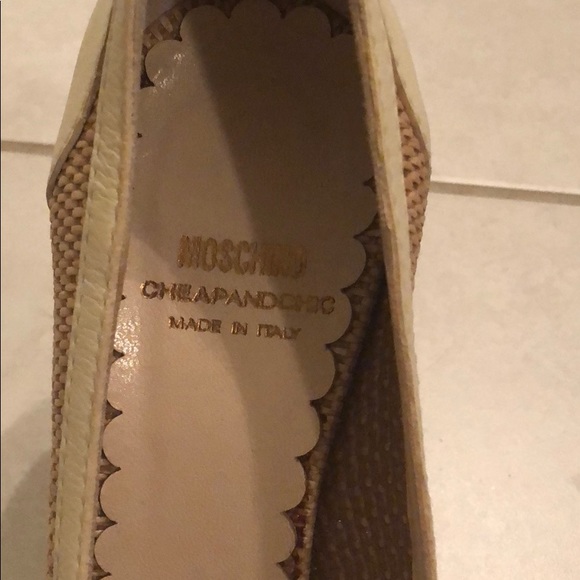 Moschino cheap and chic peep toe heels sz 28 - Picture 5 of 8